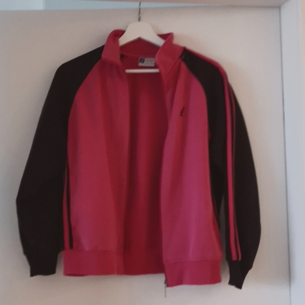 L'Alpina Pink Black Sports Wear Two-sets